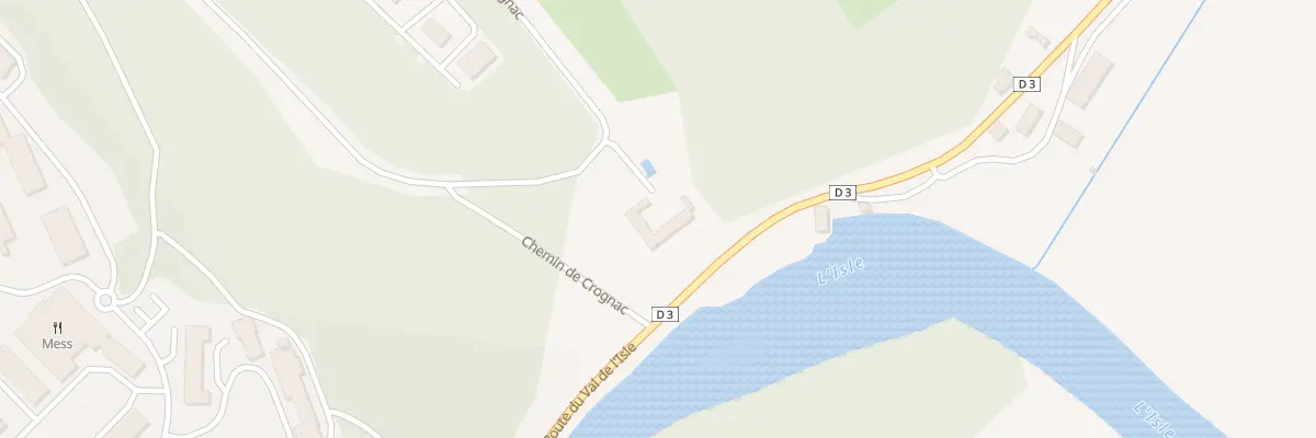 Plan du 326 Che de Crognac à Saint-Astier