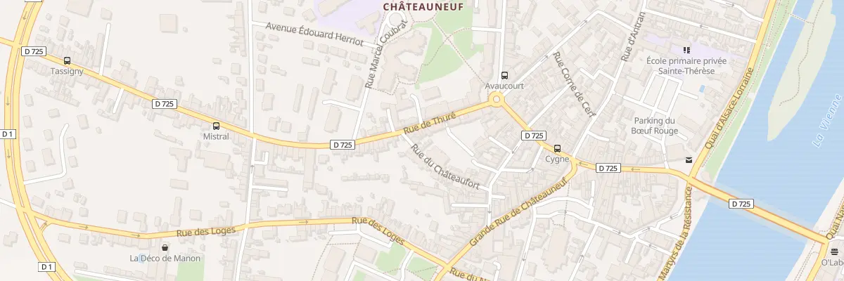 Plan du 35 Rue de Thuré à Châtellerault