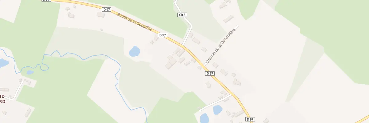 Plan du 5051 Les Gouaffries à Tuffé Val de la Chéronne