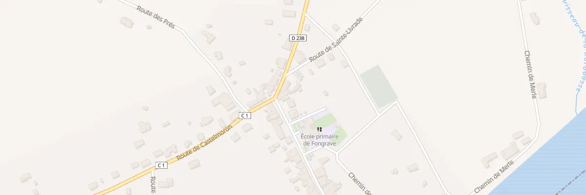 Plan du 1 Rue Principale à Fongrave