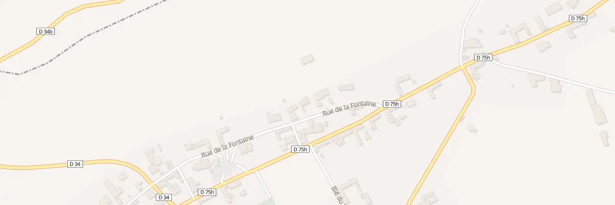 Plan du 64 Le Village à Franquevielle