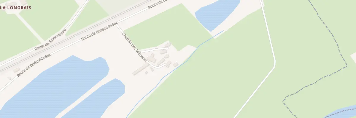 Plan du 4 Che des Mezieres à Beillé