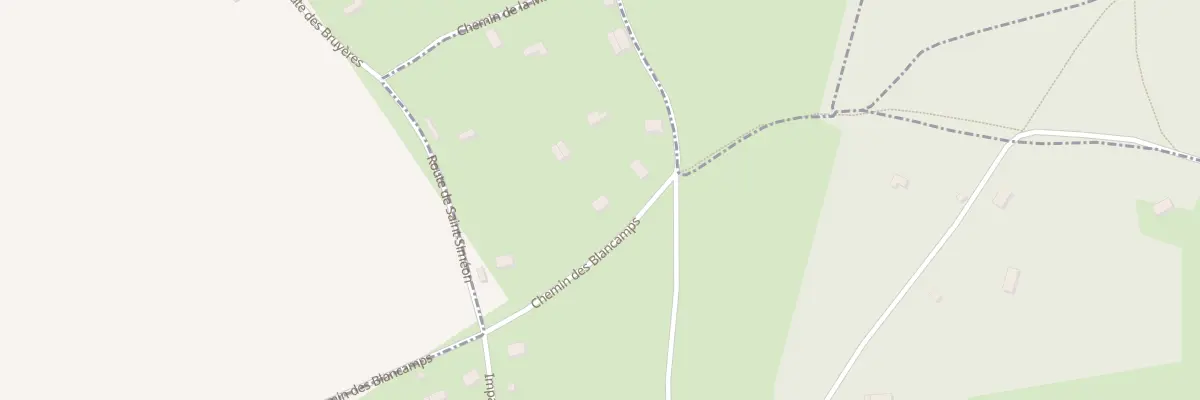 Plan du 580 Che des Blancamps à Saint-Siméon