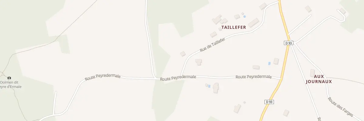 Plan du 1094 Taillefer à Paussac-et-Saint-Vivien