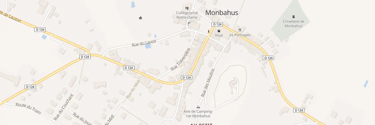 Plan du 20 Grand Rue à Monbahus