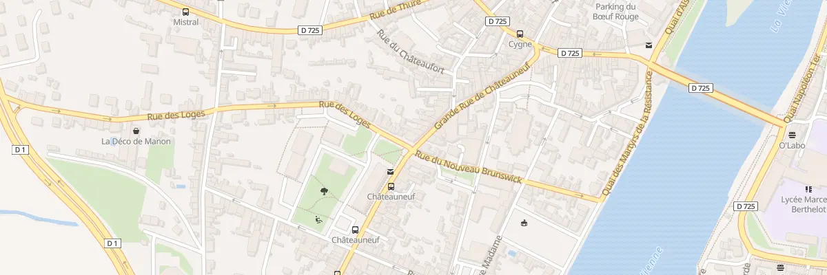 Plan du 4 Rue des Loges à Châtellerault