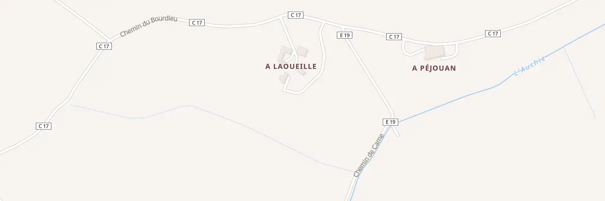 Plan du 6007 A Laoueille à Terraube