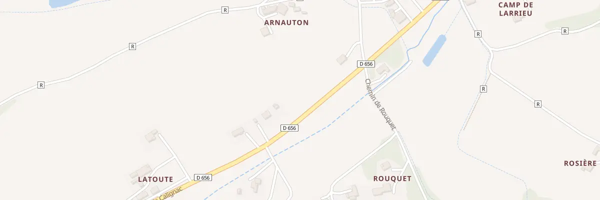 Plan du 1196 Rte de Calignac à Laplume