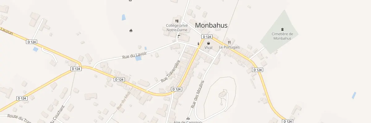 Plan du 10 Gr Grand Rue à Monbahus