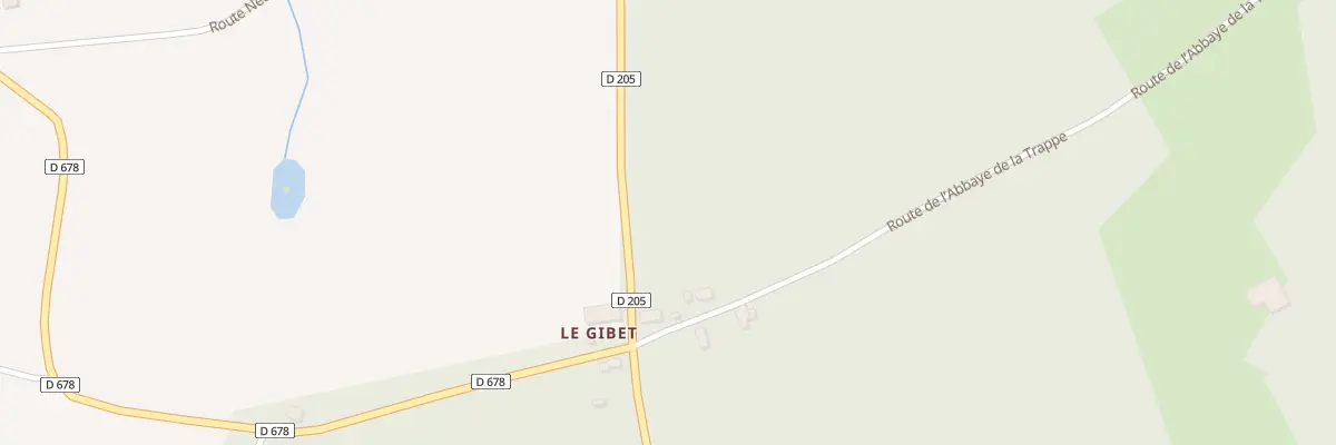 Plan du 45 Rte de l’Abbaye de la Trappe à Saint-Aquilin-de-Corbion