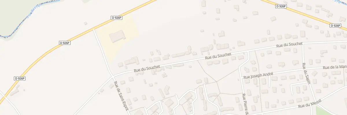 Plan du 39 Rue du Souchet à Aube