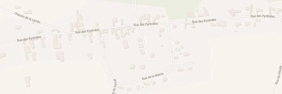 Plan du 1B Sarrat à Cuguron