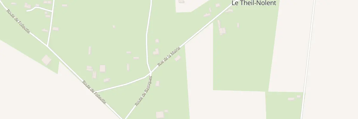 Plan du 1000 Rue La Grande Rue au Theil-Nolent