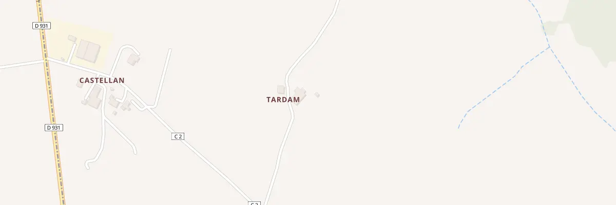 Plan du 443 Rte du Castellan à Laplume