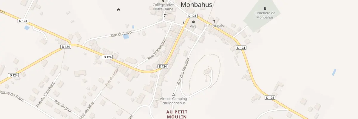 Plan du 31 Gr Grand Rue à Monbahus