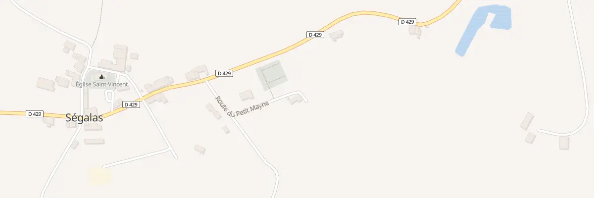 Plan du 79 Rte du Petit Mayne à Ségalas