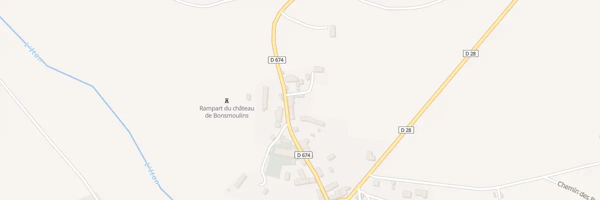Plan du 24 Rue de l’Eglise à Bonsmoulins