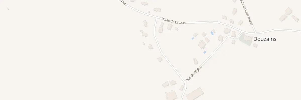 Plan du 98 Rte de Gaugeac à Douzains