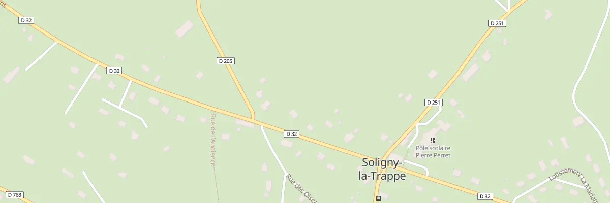 Plan du 12 Rte de Moulins à Soligny-la-Trappe