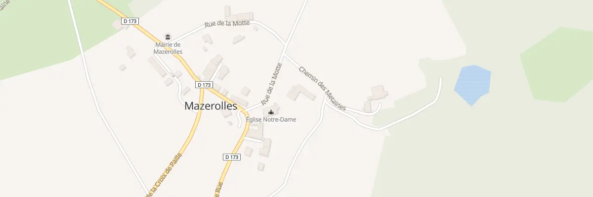Plan du 5011 Le Bourg à Mazerolles