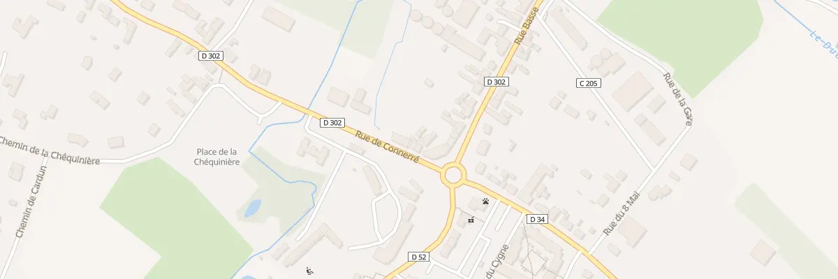 Plan du 6 Rue de Connerré à Thorigné-sur-Dué