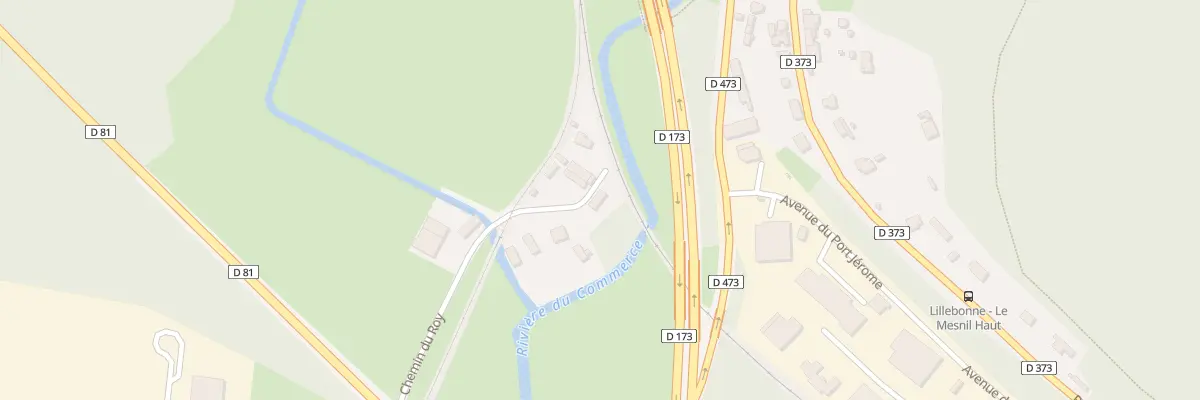 Plan du 1 Che du Roy à Lillebonne