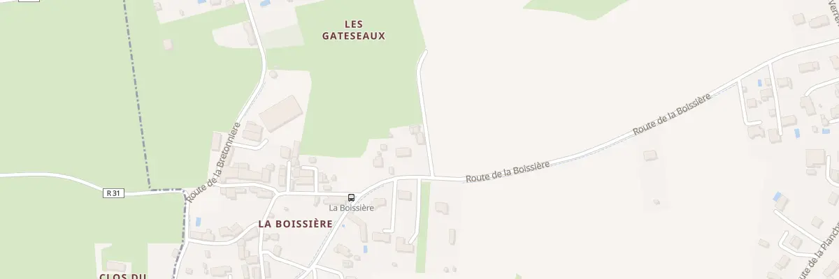 Plan du 28 Rte de la Boissière à Savonnières