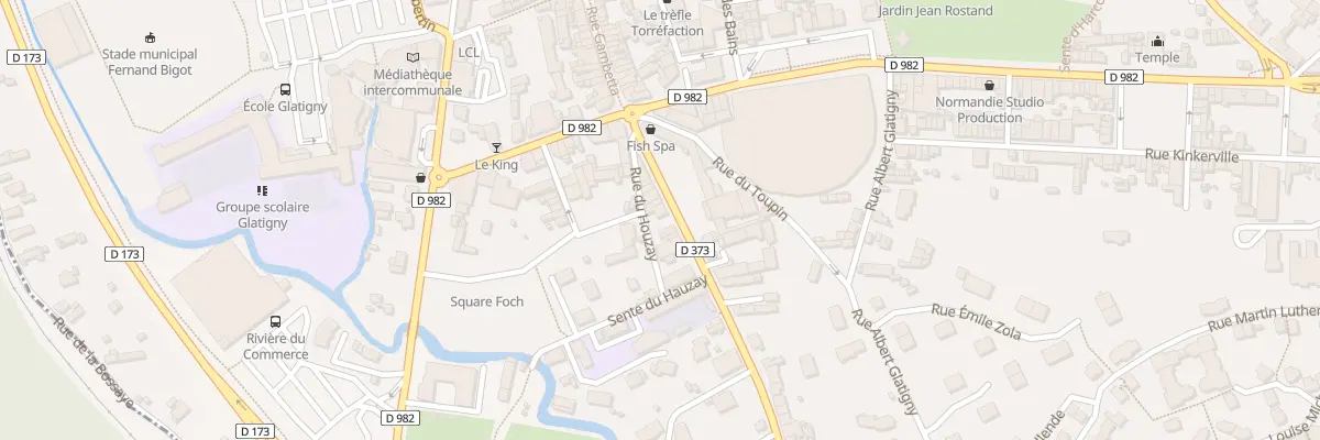 Plan du 18 Rue de la Republique à Lillebonne