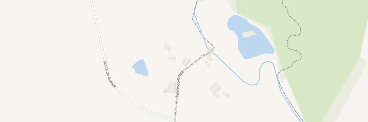 Plan du 1255 Rte du Dropt à Lalandusse