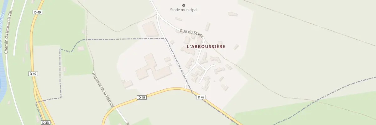 Plan du 3 Rue de l’Arboussière à Broglie