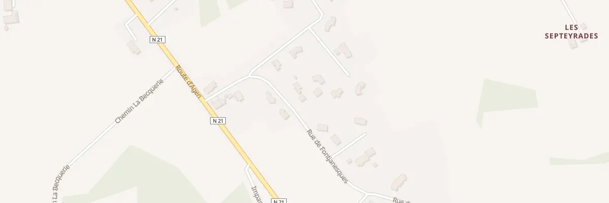 Plan du 16D Font Janesque à Bouniagues