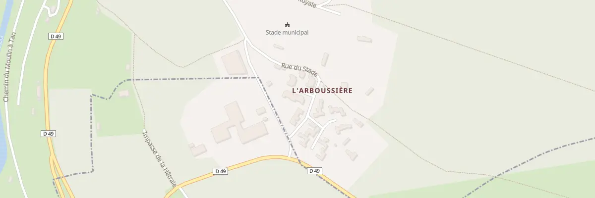 Plan du 9 Rue de l’Arboussière à Broglie