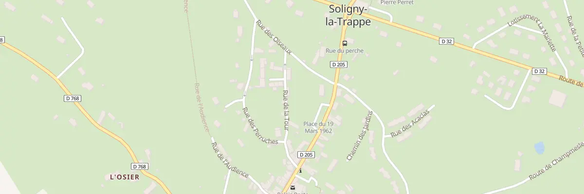 Plan du 12 Rue de la Tour à Soligny-la-Trappe