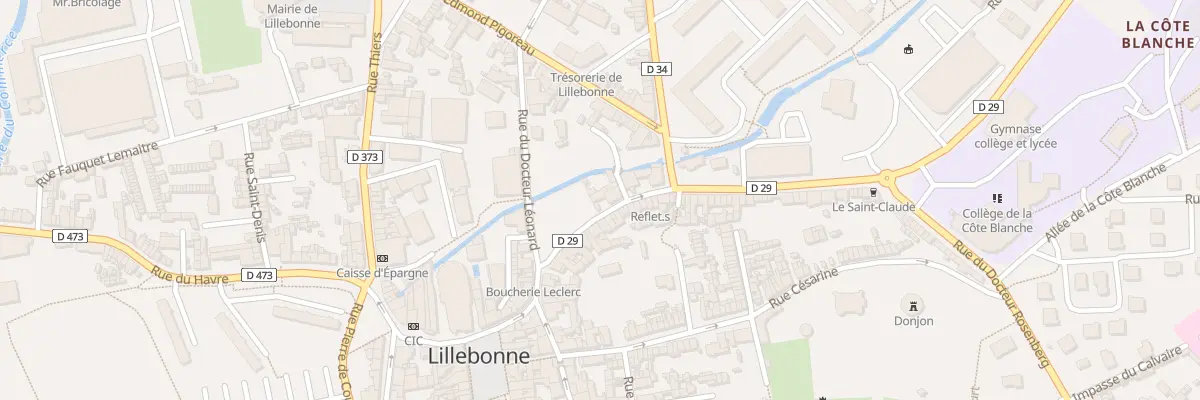 Plan du 21 Rue Henri Messager à Lillebonne
