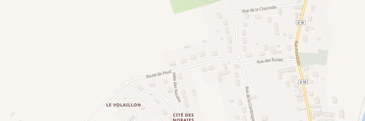 Plan du 10 Rte de Peuil à Marcilly-sur-Vienne