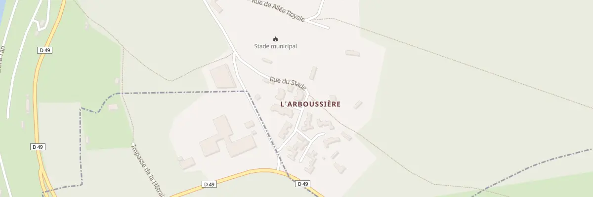 Plan du 21 Rue de l’Arboussière à Broglie