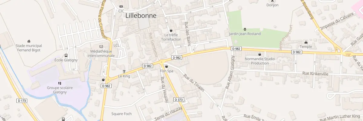 Plan du 6 Rue Victor Hugo à Lillebonne