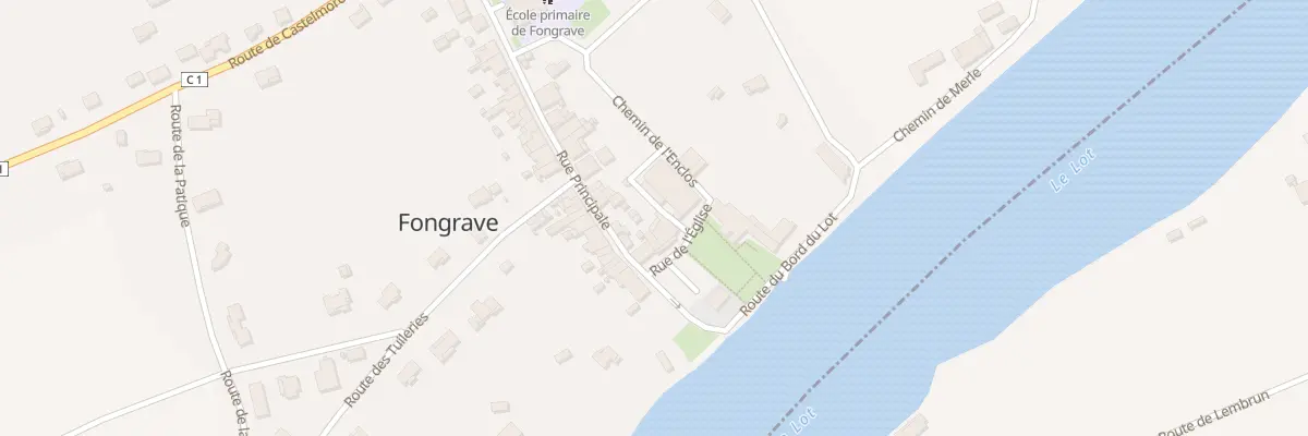 Plan du 5 Pl de la Mairie à Fongrave