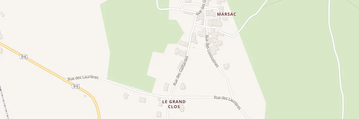 Plan du 107 Rue des Gaillardes à Eymouthiers