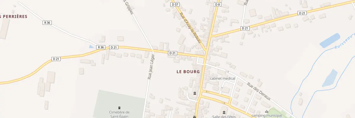 Plan du 8 Rue de Chinon à Saint-Épain