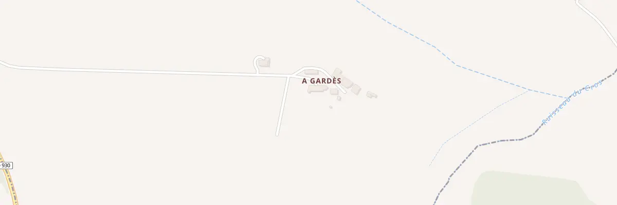 Plan du 5014 A Gardes à Castin