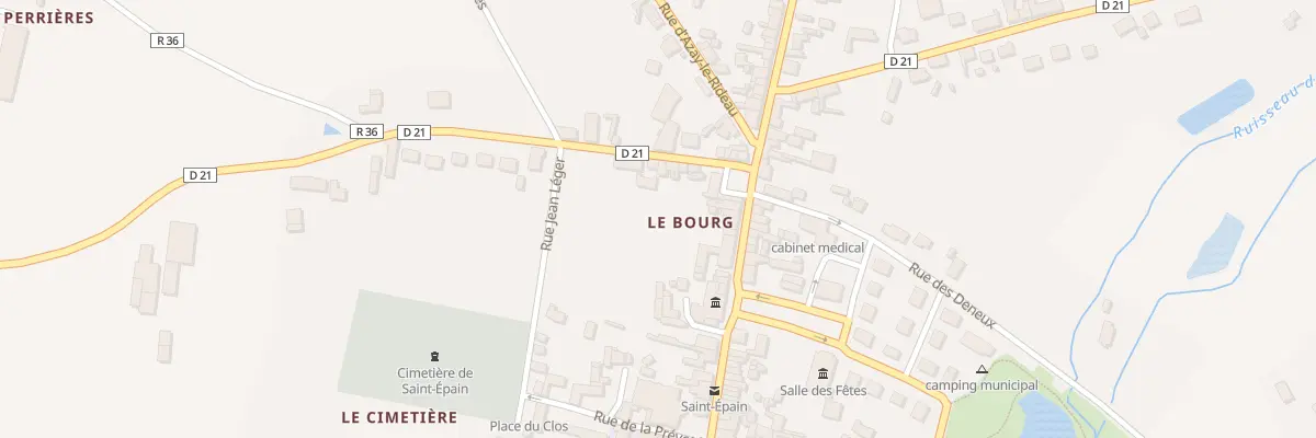 Plan du 6 Rue de Chinon à Saint-Épain