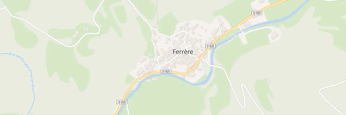 Plan du 5030 Le Village à Ferrère