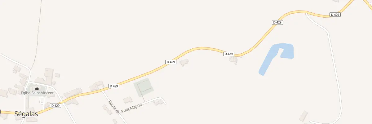 Plan du 450 Rte de St Maurice à Ségalas