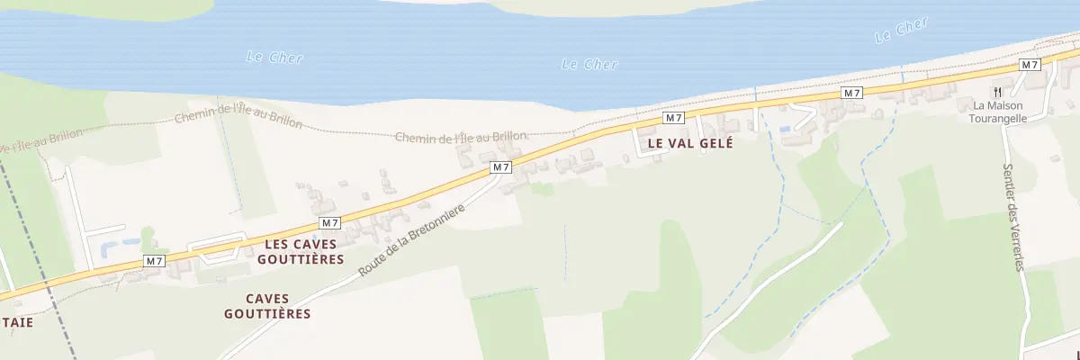 Plan du 37 Rte des Grottes Pétrifiantes à Savonnières