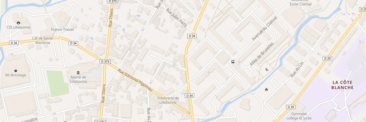 Plan du 33 Rue de l’Etang à Lillebonne