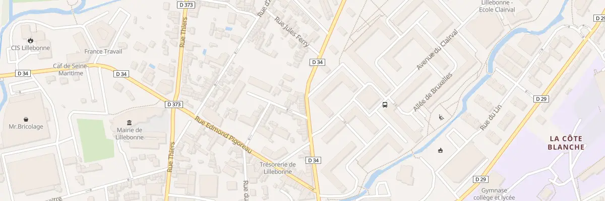 Plan du 35 Rue de l’Etang à Lillebonne