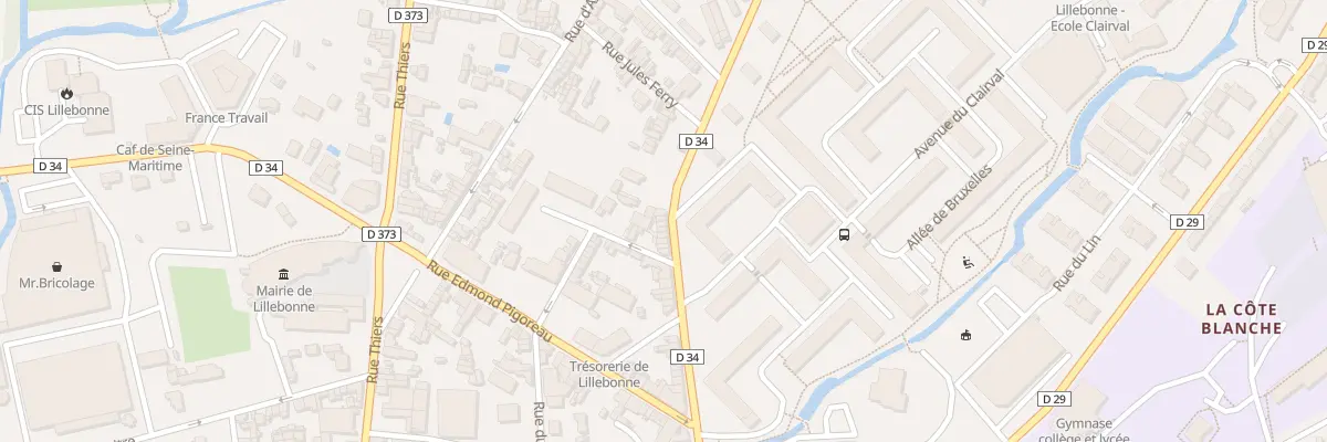 Plan du 37 Rue de l’Etang à Lillebonne