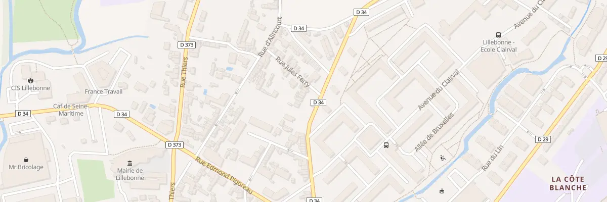 Plan du 53 Rue de l’Etang à Lillebonne