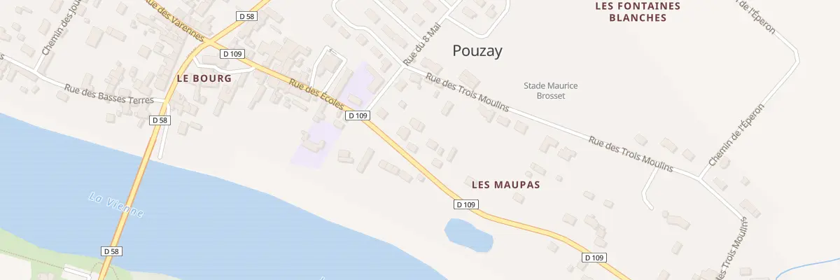Plan du 31 Rue des Ecoles à Pouzay